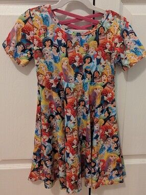 Disney Princess Soft Twirl Dress Size 6-7